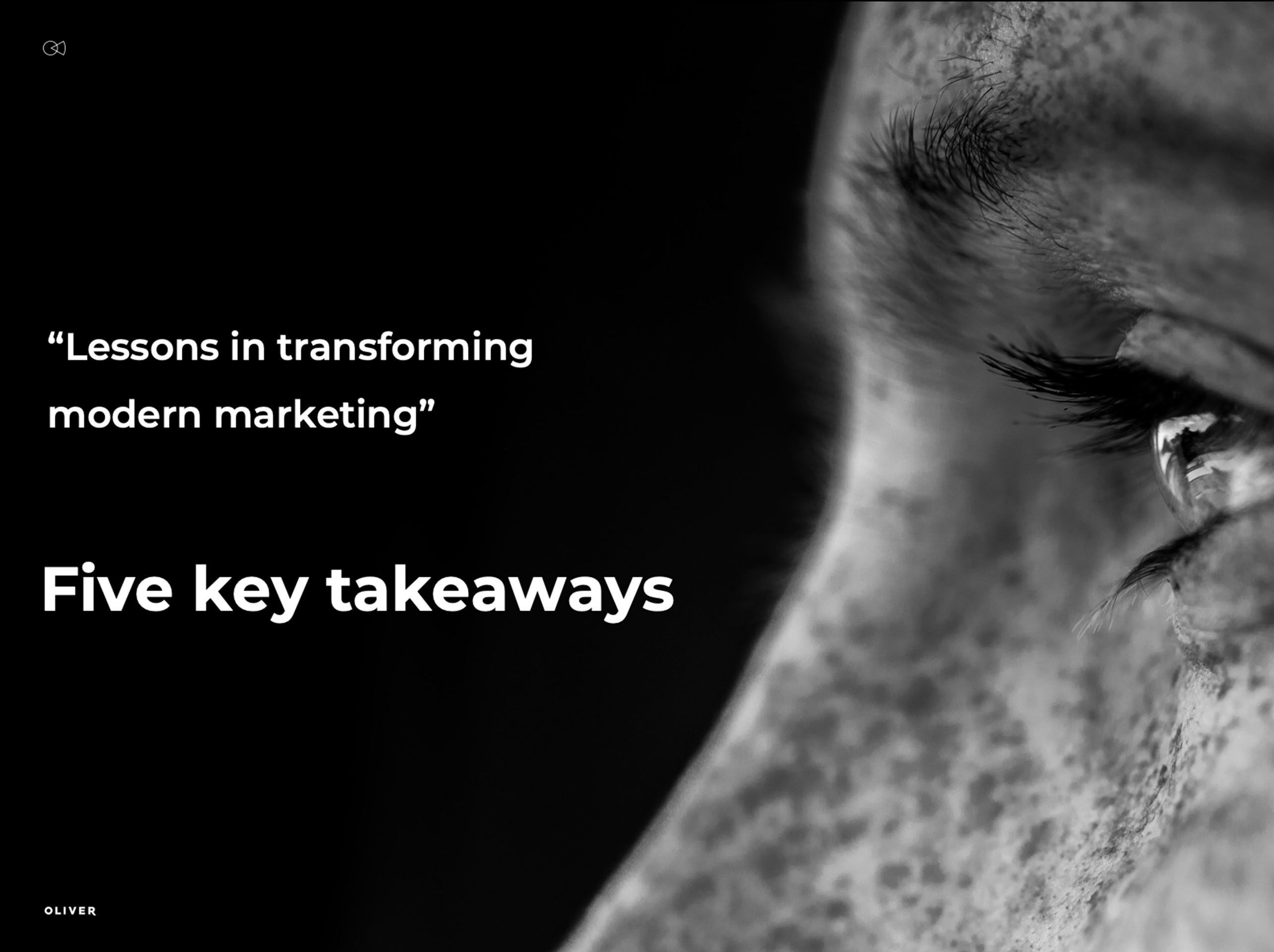 Lessons in Modern Marketing Strategies | OLIVER